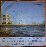 Disc vinil 7# - Al IV-lea Festival De Muzică Ușoara Rom&acirc;nească &ndash; Mamaia 1966-Electrecord-EDC 774