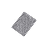 Petic textil termoadeziv Crisalida, 3 x 4 cm, Gri deschis