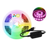 Cumpara ieftin Banda LED RGB+CCT 2m, GLEDOPTO, ZigBee 3.0, USB, IP65, Controller Mini Inclus, Compatibila Alexa