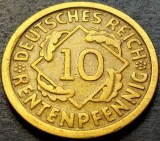 Cumpara ieftin Moneda istorica 10 RENTENPFENNIG - GERMANIA, anul 1924 *cod 286 A - Litera F
