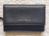 PORTOFEL DAMA NEGRU 24 COMPARTIMENTE COCCINELLE MADE IN ITALY