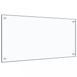 Gossi panou antistropi bucatarie transparent 80x40 cm sticla securiz.