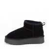 Ghete negre din piele naturala JB1924 118, 40, 41, Negru