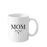 Cana din ceramica haioase, Mom to be, 2025