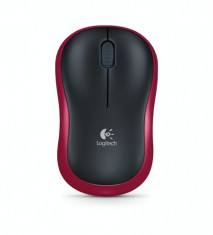 Mouse Logitech M185 Red foto