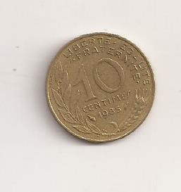 Moneda Franta - 10 Centimes 1985 v2 foto