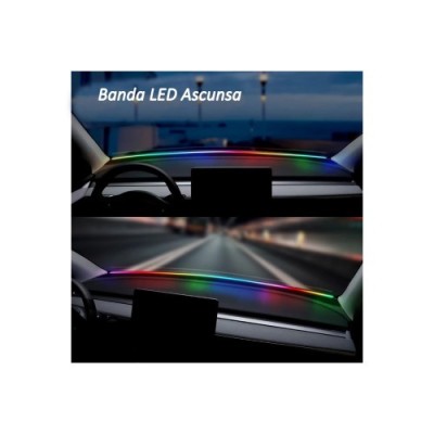 Banda LED lumina ambientala parbriz RGB digital magic light Cod: HH-PRZ150 foto