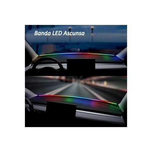 Banda LED lumina ambientala parbriz RGB digital magic light Cod: HH-PRZ150