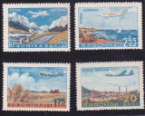 1956 - Posta aeriana, vederi, serie neuzata