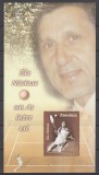 ROMANIA 2004 LP 1664 ILIE NASTASE UN AS INTRE ASI COLITA DANTELATA NENUMEROTATA MNH