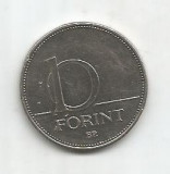 (No1) moneda-UNGARIA-10 Forint 1994, Europa, Crom