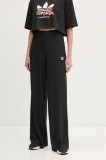 adidas Originals pantaloni Essential femei, culoarea negru, uni, JD1499