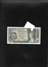 Austria 100 schilling 1969 seria168306 uzata cu rupturi
