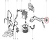 Furtun Combustibil Renault Clio Diesel Original 7700111377 cu Pompă Amorsare - Conductă Alimentare Rapid