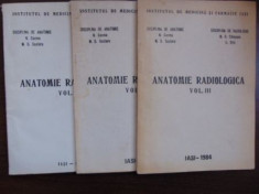 Anatomie radiologica 3 vol - N. Cozma foto