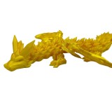 Dragon articulat printat 3D - model flexibil si colorat