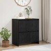 Bufet Stejar negru 70 x 41 x 75 cm Lemn compozit