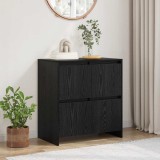 Cumpara ieftin Bufet Stejar negru 70 x 41 x 75 cm Lemn compozit