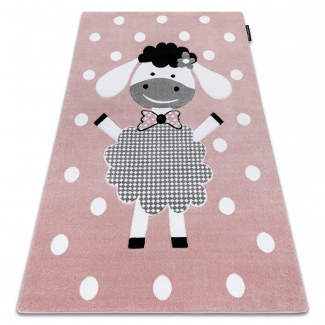 Covor PETIT DOLLY oaie roz, 140x190 cm