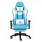 Scaun gaming Genator V10, piele ecologica, suport picioare, Albastru Default Title
