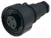 Conector circular, mama, 3 pini, BULGIN - PX0731/S
