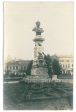 3945 - BRAILA, Traian statue - old postcard, real PHOTO - unused, Necirculata, Fotografie
