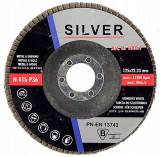 Disc lamelar slefuit 125mm granulatie P36, Silver