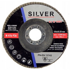 Disc lamelar slefuit 125mm granulatie P36
