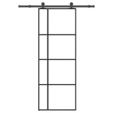Cumpara ieftin Usa glisanta cu set feronerie, 76x205 cm, sticla ESG/aluminiu