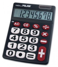 Calculator birou 8 digiti Milan 708 foto