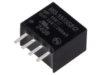 Convertor DC/DC 3W 15VDC 200mA foto