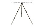 Tripod Pescuit Feeder Aluminiu 6 Posturi 90cm 105cm Husa Transport
