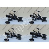 SET 4 Mulinete Crap AVIATOR 8000 cu tambur long-cast Capacitate: 0,40mm/440m