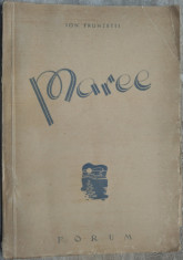 ION FRUNZETTI - MAREE (POEME)[ed princeps, FORUM 1945/portret de GEORGE TOMAZIU] foto