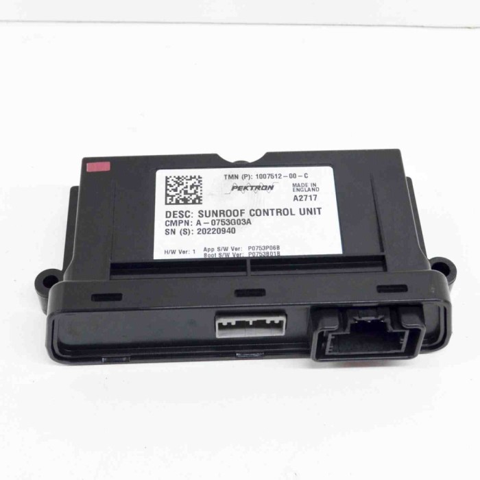 Modul de control trapa TESLA MODEL S 2017 OEM: 20220940,A-0753G03A,1007512-00-C 14335967