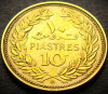 Moneda exotica 10 PIASTRES - LIBAN, anul 1970 * cod 3939, Asia