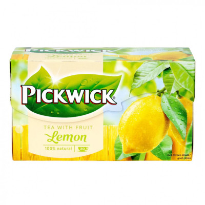 Ceai Pickwick Fruit - Negru Cu Lamaie - 20 X 1,5 Gr./pachet foto