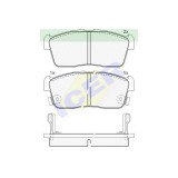 Set placute frana Icer 181452, parte montare : Punte Fata