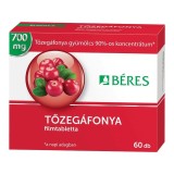 Tablete filmate cu extract de merisoare 700 mg Beres 60 buc
