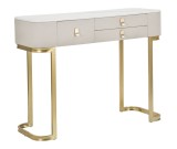Mauro Ferretti Consola Cu 3 Sertare Beauty cm 100X40X80 | Aosom Romania