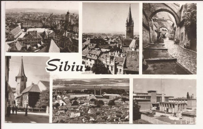 Carte Postala veche - Sibiu , circulata 1973 foto