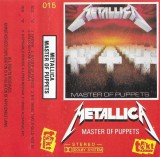Casetă audio Metallica &lrm;&ndash; Master Of Puppets