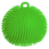 Minge Anti-Stres Fuzzy Verde Lime cu M&acirc;ner pentru Relaxare, CMCLASS