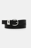 Trussardi curea de piele culoarea negru, B344B000005N