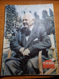 Flacara 15 octombrie 1955-mihail sadoveanul la 75 ani,multe art. si fotografii