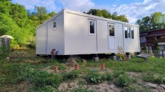 Casa modulara noua 48mp, varianta 4 anotimpuri (izolatia termica maxima) cu instalatie electrica si sanitara