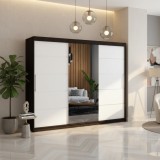 Dresing Delia 250 Wenge cu Oglinda si Usi Albe Scrie-ne pentru detalii