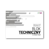 Bloc tehnic Strigo A3, 10 file, 170 g mp, alb