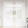 VidaXL Perdele cu perdele 2 pcs Alb 140 x 225 cm Poliester