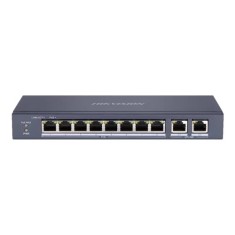 Switch 8 porturi PoE, 2 porturi uplink RJ45 Gigabit - HIKVISION DS-3E0310P-E-M